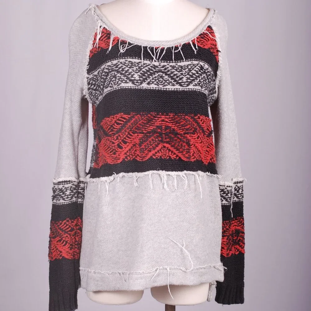 EUC Free People Snow Angel Sweatshirt, Sz - Sm - Picture 4 of 8